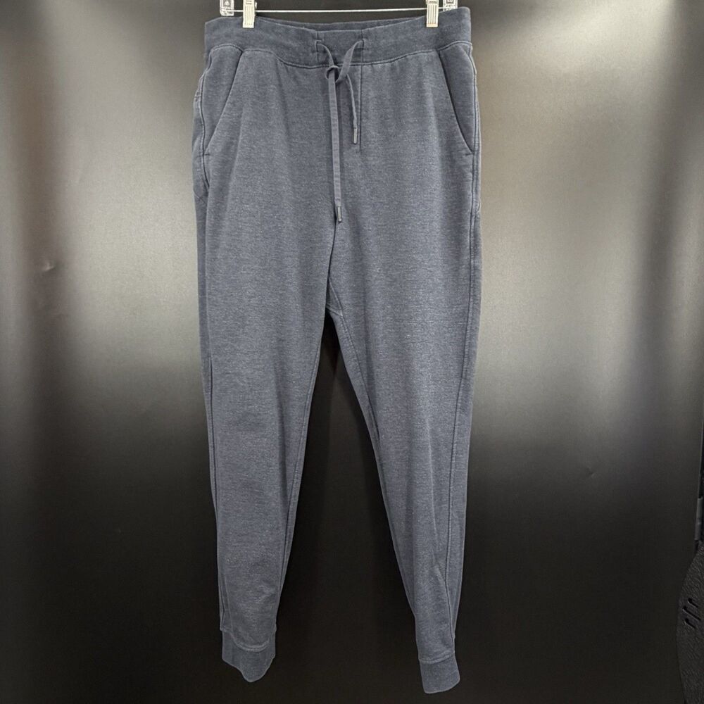 Birddogs Men Heather Blue Joggers with Built-in Liner Size Large 29 Inseam